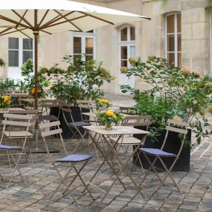 Chaise métal Bistro