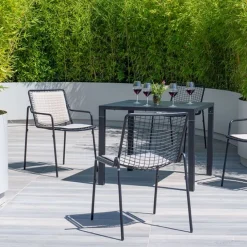 Chaise Rio R50 avec accoudoirs - Lot de 4