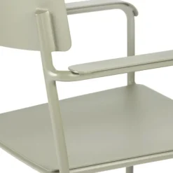 Chaises avec accoudoirs August - Lot de 2