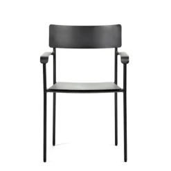 Chaises avec accoudoirs August - Lot de 2