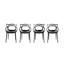 Chaises Masters - Lot de 4