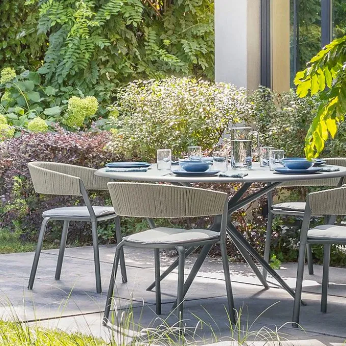 Chaise Tissée Ria - Lot de 4