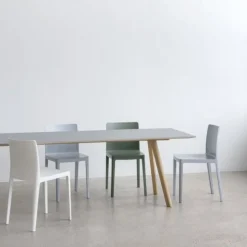 Copenhague table CPH30 - Pied chêne laqué - 300x120