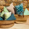 Coussin trèfle 68 x 44 cm