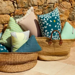 Coussin trèfle 68 x 44 cm