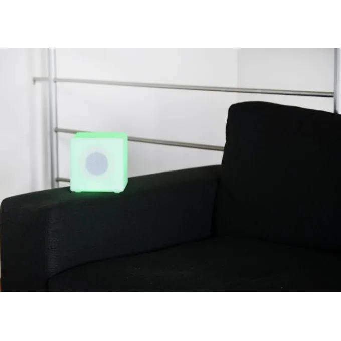 Cube LED Small Sans Fil / Enceinte Bluetooth (Outlet)
