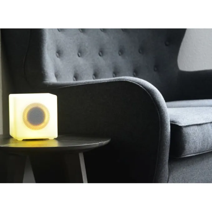 Cube LED Small Sans Fil / Enceinte Bluetooth (Outlet)