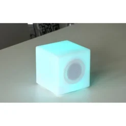 Cube LED Small Sans Fil / Enceinte Bluetooth (Outlet)