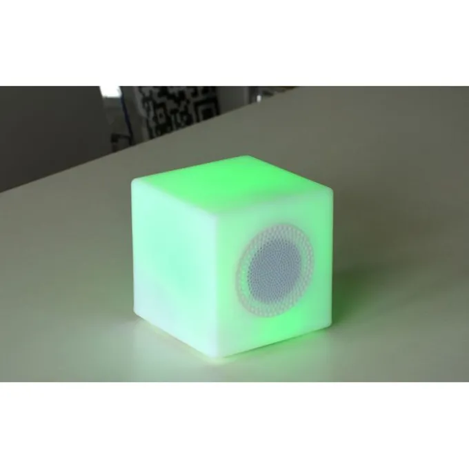 Cube LED Small Sans Fil / Enceinte Bluetooth (Outlet)