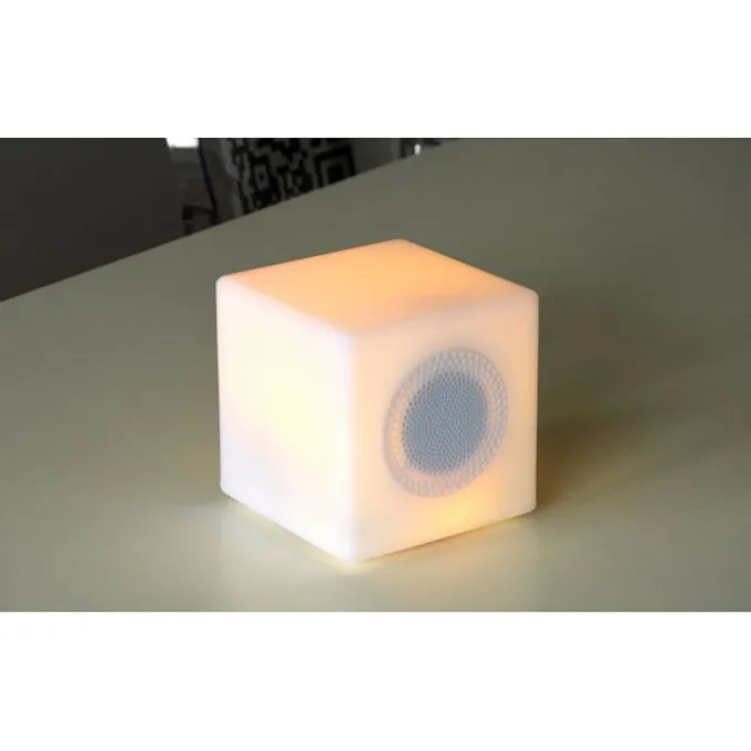 Cube LED Small Sans Fil / Enceinte Bluetooth (Outlet)