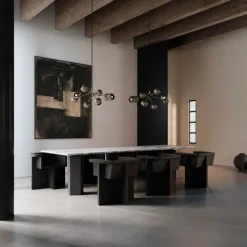 Drop chandelier globe