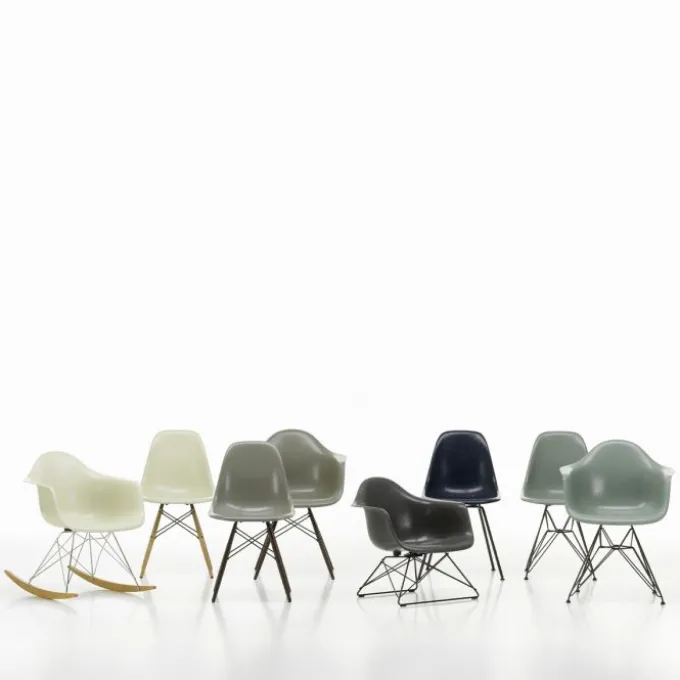 Eames fauteuil fiberglass DAW