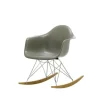 Eames fauteuil fiberglass RAR - Terre d'ombre brute / Chrome / Erable jaune (Outlet)