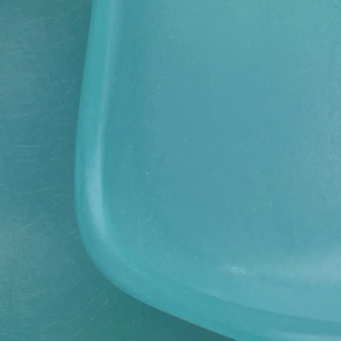 Eames Fiberglass Side Chair DSR Turquoise - Édition limitée (Outlet)