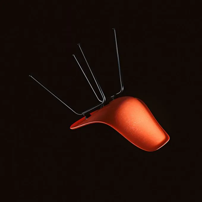 Eames Fiberglass Side Chair DSX