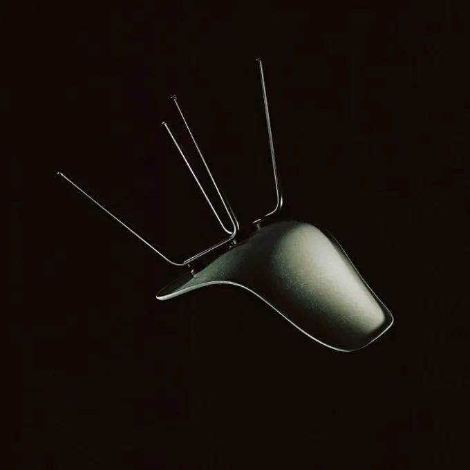 Eames Fiberglass Side Chair DSX