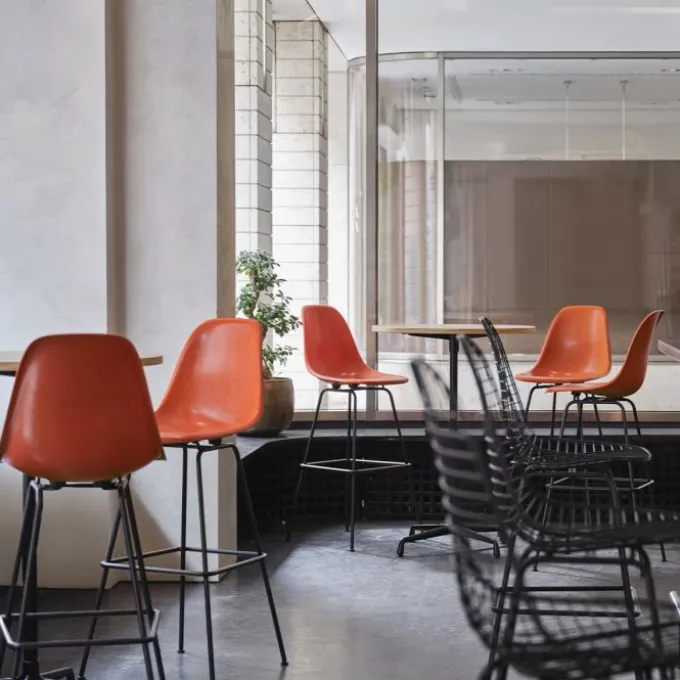 Eames Stools Fiberglass