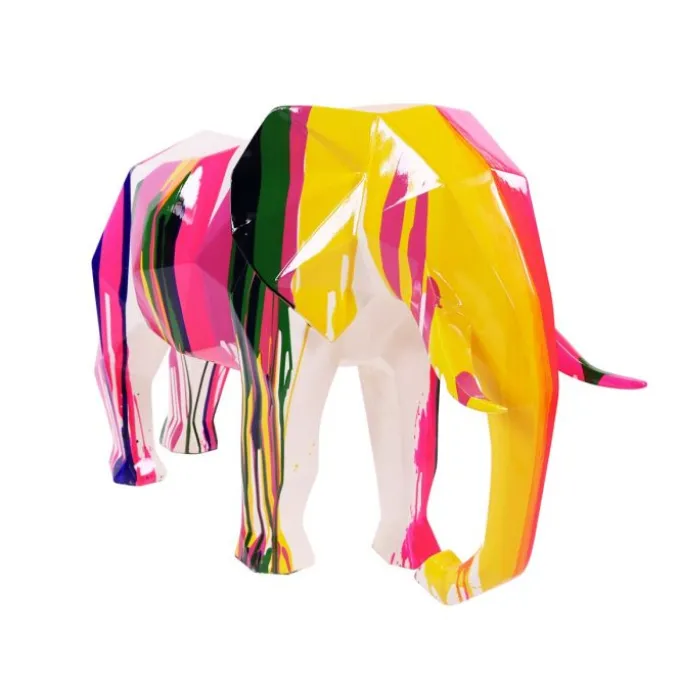 Elephant Large - Rainbow