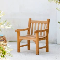 Fauteuil Chelsea en teck