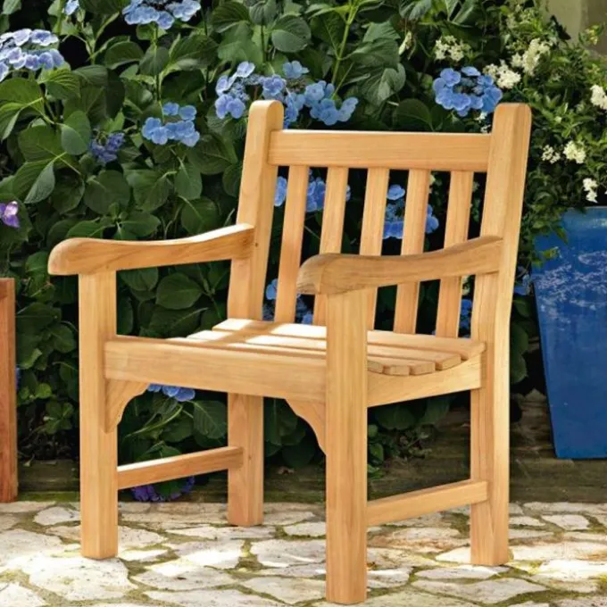 Fauteuil Chelsea en teck
