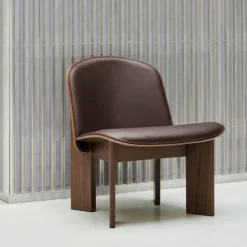 Fauteuil Chisel rembourré - Cuir