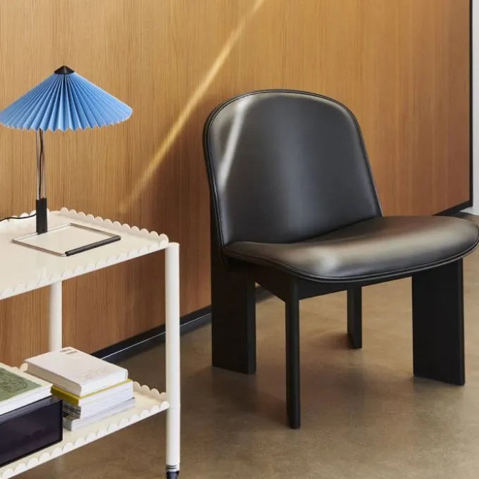 Fauteuil Chisel rembourré - Cuir