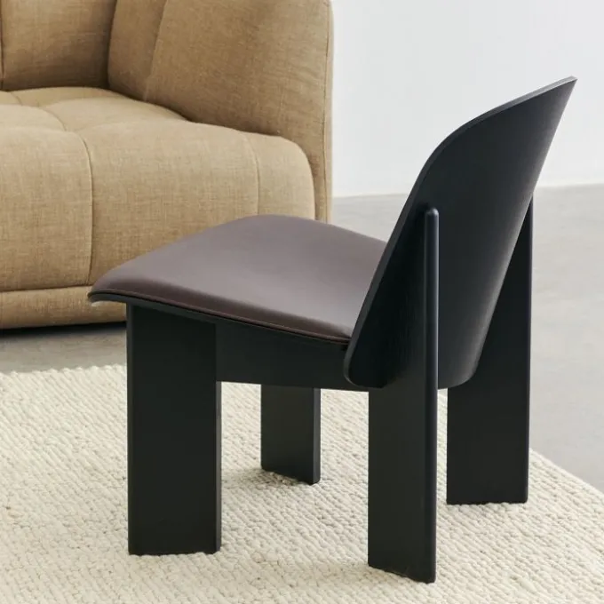 Fauteuil Chisel rembourré - Cuir