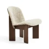 Fauteuil Chisel rembourré - Peau de Mouton