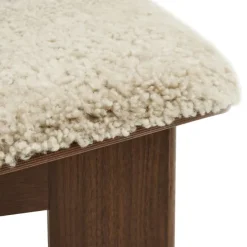 Fauteuil Chisel rembourré - Peau de Mouton