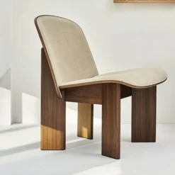 Fauteuil Chisel rembourré - Tissus