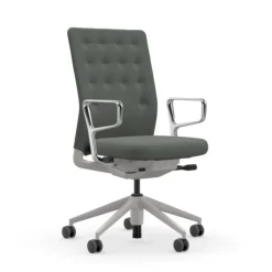 Fauteuil de bureau ID Trim - Gris Sierra / Aluminium poli (Outlet)