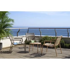 Fauteuil Doga Relax - Lot de 4