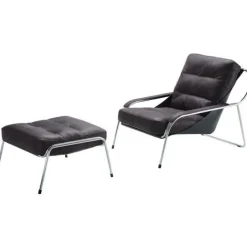 Fauteuil et ottoman Maggiolina