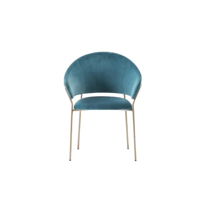 Fauteuil Jazz 3716 - Velour bleu (Outlet)