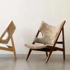 Fauteuil Knitting Peau de Mouton