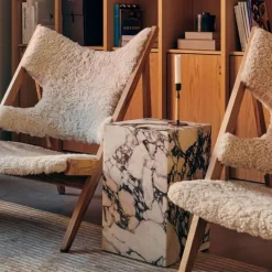 Fauteuil Knitting Peau de Mouton