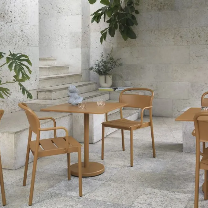 Fauteuil Linear Steel