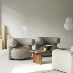 Fauteuil pivotant Burra