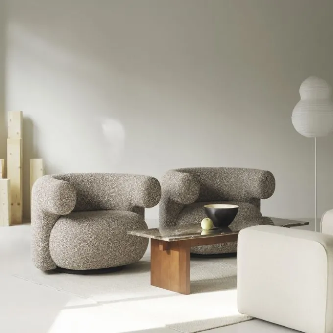 Fauteuil pivotant Burra