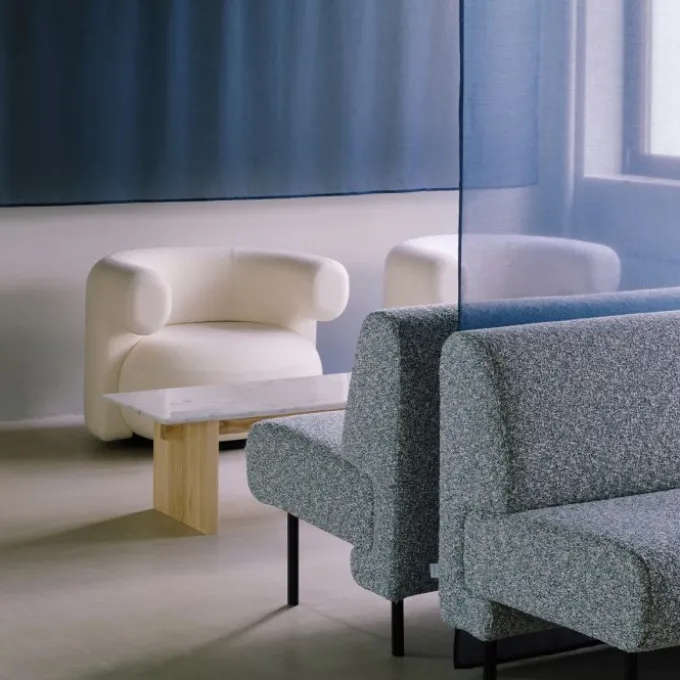 Fauteuil pivotant Burra