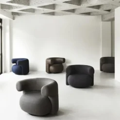 Fauteuil pivotant Burra