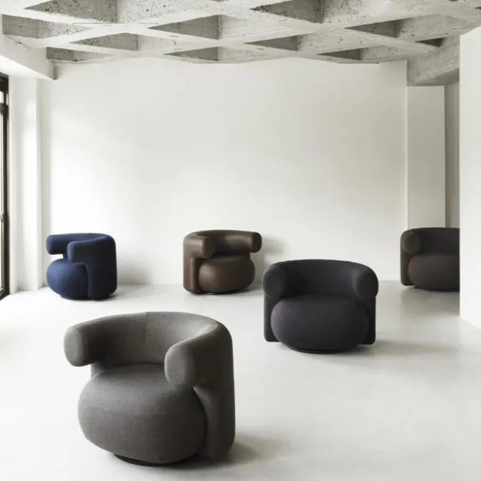Fauteuil pivotant Burra