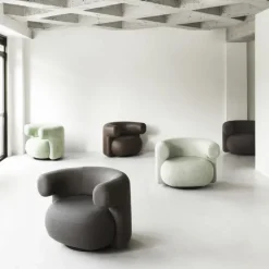 Fauteuil pivotant Burra