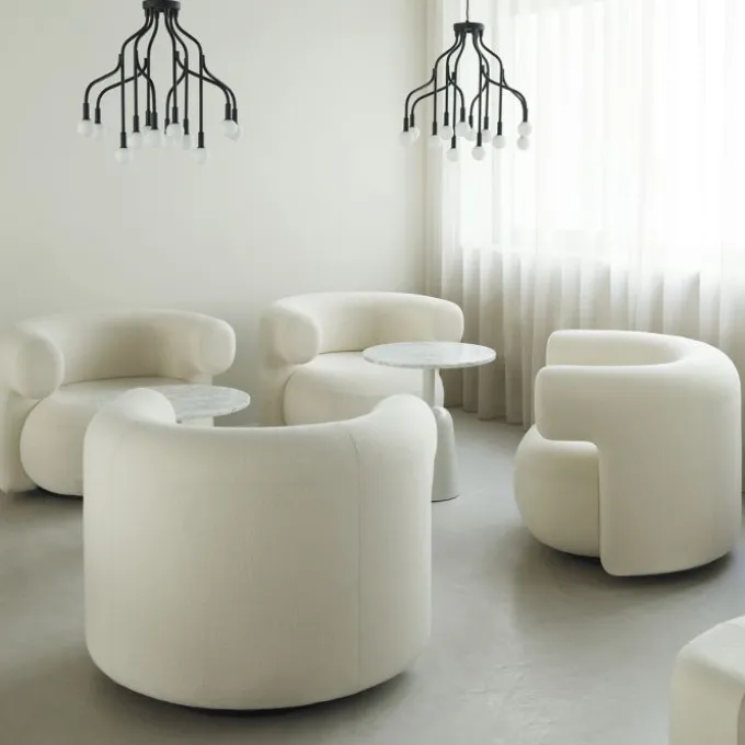 Fauteuil pivotant Burra