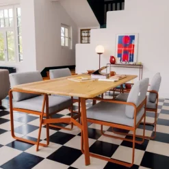 Fauteuil repas Bellevie - gris