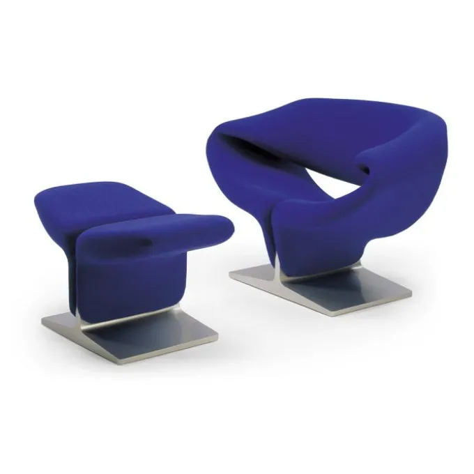 Fauteuil Ribbon avec pouf