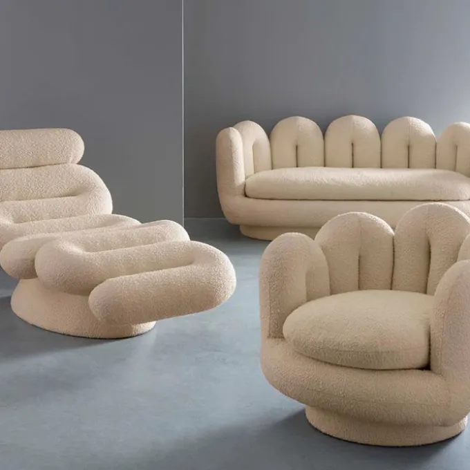 Fauteuil Serpentine Swivel