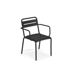 Fauteuil Star aluminium - Lot de 4