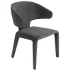 Fauteuil Toro - Velours Gris foncé (Outlet)