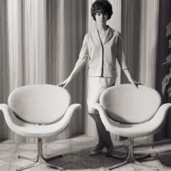 Fauteuil tulipe midi